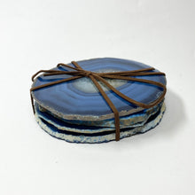 Load image into Gallery viewer, Agate (Blue Coasters)
