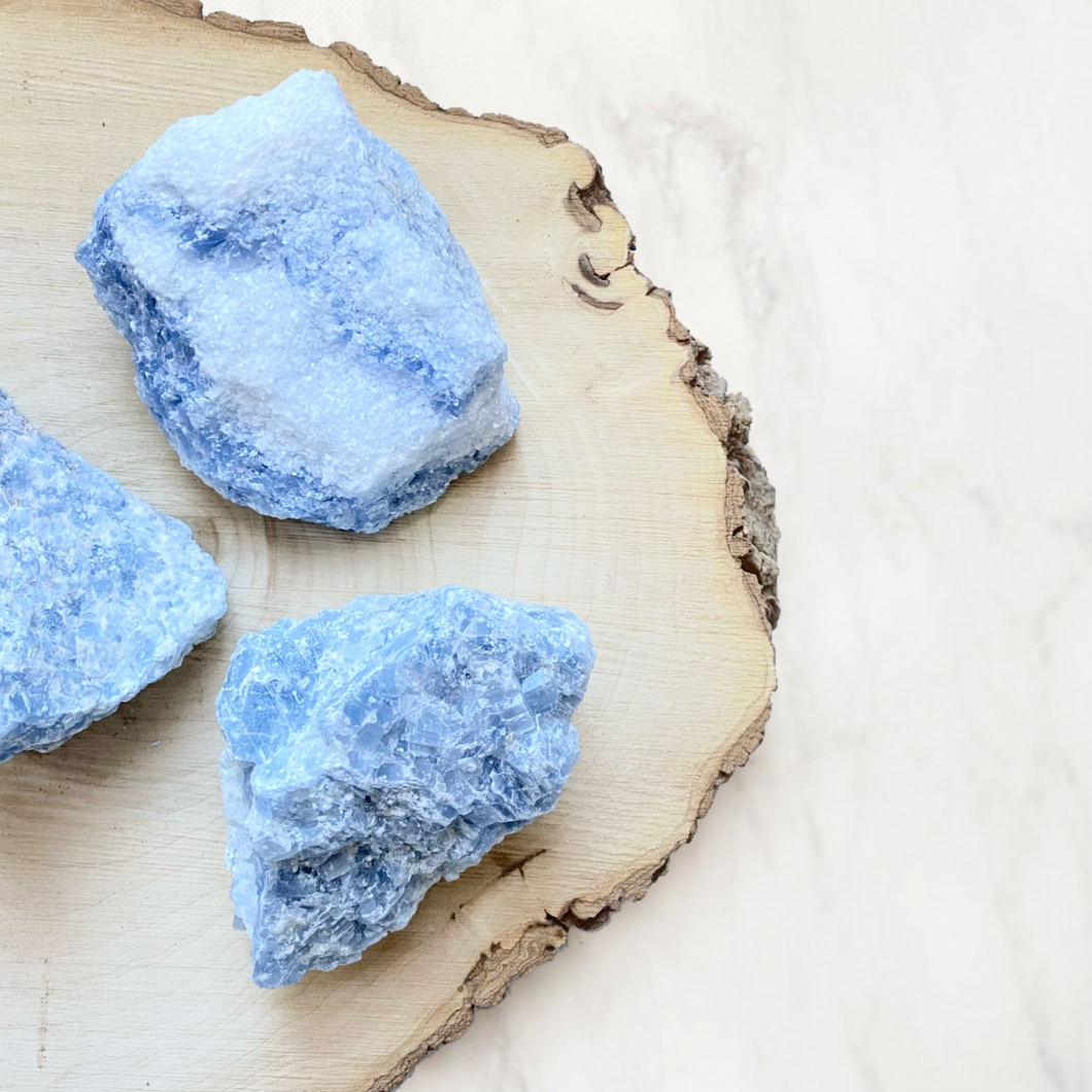 Blue Calcite (Raw)