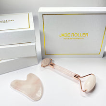 Load image into Gallery viewer, Jade Roller with Gua Sha
