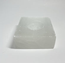 Load image into Gallery viewer, Selenite Tealight Holder - Square
