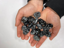 Load image into Gallery viewer, Snowflake Obsidian (Tumbled Stone)
